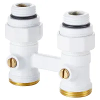 Узел нижнего подключения прямой 1/2'х3/4' EK белый Royal Thermo НС-1559438 Нижний Новгород