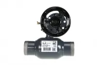 Кран шаровой RJIP Premium WW DN200 PN25 WG, приварной, с редуктором, стандартный проход Ридан 065N0156GR