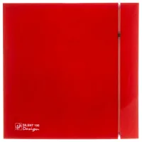 Вентилятор накладной Silent-100 CRZ Red Design 4С с таймером Soler & Palau 03-0103-179