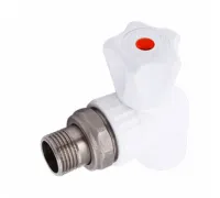 Кран для радиатора угловой 25 х 3/4' полипропиленовый PPR белый Valfex 10148025 Нижний Новгород