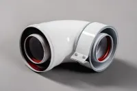 Отвод 90 град. коаксиальный начальный d 60-100 мм для всех котлов BAXI кроме ECO Classic / ECO Nova Baxi MT71410142 Нижний Новгород