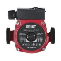 Насос циркуляционный с мокрым ротором OG 25/6-130 PN10 1х220В/50 Гц Ogint 215-2844 Нижний Новгород