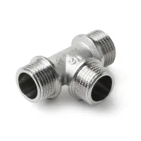 Тройник латунный резьбовой, Н 1 PRO AQUA 03-m25-m25-m25x