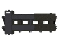 Коллектор с гидрострелкой BM-60-3D.EPP на 3 контура G1', с термоизоляцией до 60 кВт, ст. 09Г2С Gidruss BM 6002T 20 Нижний Новгород