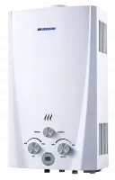 Водонагреватель газовый Edisson Flame F 20 D 10 л/мин с электророзжигом, душ.насадка Thermex ЭдЭ000156