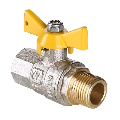 Кран шаровой газовый 1/2' ВН рукоятка бабочка VALGAS VALTEC CVT027804