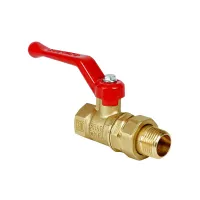 Кран шаровой N/P 3/4 ВР/НР рычаг, американка, латунный 11Б27фт1М Valfex VF.225.LR1.034.N/P