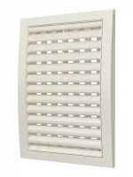 Решетка вентиляционная регулируемая, из ABS пластика 180х250, цвет Ivory ERA 18840