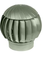 Турбина ротационная вентиляционная (нанодефлектор) из ABS пластика D160, цвет Silver ERA 00-99004516 Нижний Новгород