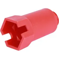 Пробка напорная Н 1/2' удлиненная пластиковая красная STOUT RG008UIT0F2EMB Москва
