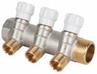 Коллектор 1'x3 выхода 1/2' НР с вентилями MVI MM.403.0604 Нижний Новгород