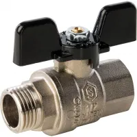 Кран шаровой 1/2' ВН ручка бабочка STOUT RG008Q0BR9UKJI