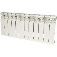 Радиатор алюминиевый секционный 350/80/12 боковое подключение Rommer RG008P1IPHQQC9 Москва