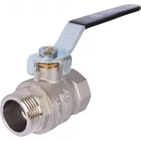 Кран шаровой стандартнопроходной 1' ВН ручка рычаг STOUT RG008S1SO9S6N6