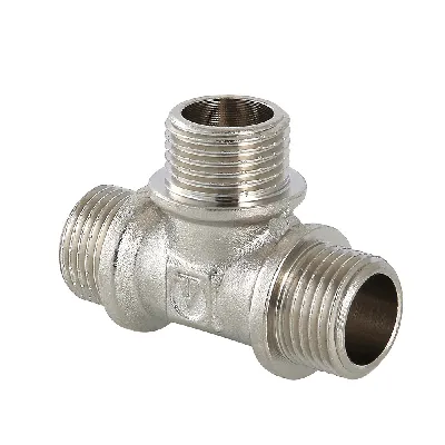 Тройник ННН 1/2'х1/2'х1/2' никелированный VALTEC S13110004