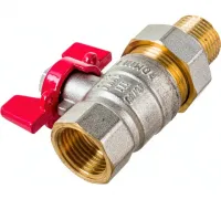 Кран шаровой с американкой 1/2 ВН/НР, ручка бабочка Rommer RG008UB5BJ9TAM Нижний Новгород