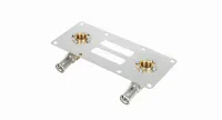 Водорозетка двойная пресс 16x1/2'ВРx16x1/2'ВР для гипсокартона, латунь Henco 28PF-16041604