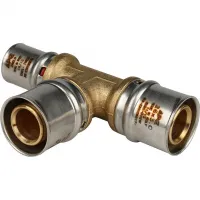 Тройник переходной 26х26х20 для металлопластиковых труб прессовой STOUT RG008S9C1AQ95F Нижний Новгород