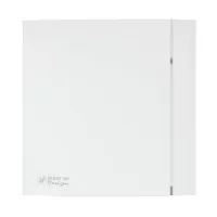 Вентилятор накладной Silent-100 CRZ Matt White Design 4C с таймером Soler & Palau 03-0103-314