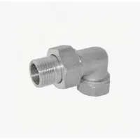 Сгон разъемный ВН 3/4' угловой (американка), никелированный Aquadeel BFN-014-502