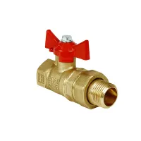 Кран шаровой N/P59 3/4 ВР/НР бабочка, американка, лтунный 11Б27фт1М Valfex VF.227.LB1.034.N/P59