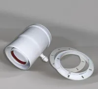 Адаптер начальный вертикальный коаксиальный       d60/100 мм с коненсатоотводчиком для котлов ECO   Classic / ECO Nova Baxi MT71411971 Нижний Новгород