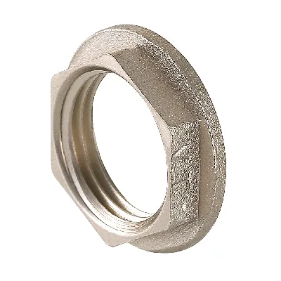 Контргайка 1' с упором, никелированная VALTEC S65510006