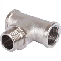 Тройник ВНВ 1/2'х1/2'х1/2' переходной, никелированный STOUT RG008T5ORUNSO3 Нижний Новгород