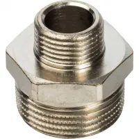 Ниппель НН никелированный 3/4'x3/8' STOUT RG008Q0OCNPRLS