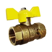Кран шаровой латунный для манометра Ду 15 Ру 16   ГАЗ бабочка M20 LD Pride LD 44.350.15.2.20 Нижний Новгород