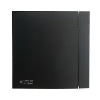 Вентилятор накладной Silent-100 CRZ Matt Black Design 4C с таймером Soler & Palau 03-0103-315
