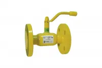 Кран шаровой 11с10фт КШГ 70.003.015  стальной для газа станд. проход DN 015 PN 16 фланцевый с рукояткой BROEN 9467853