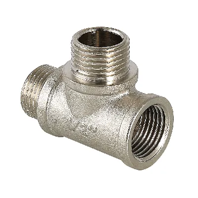 Тройник ВВН 1/2'х1/2'х1/2' переходной, никелированный VALTEC S13410004