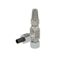 Клапан игольчатый запорный, G1/2'- G1/2', PN 40, номинальный диаметр — 8 мм, температура рабочей среды от минус 50 до плюс 150 РИДАН ВиК 148B3740R