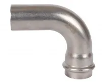 Угольник ВН 28 90 град., нержавеющая сталь, пресс Rommer RG0091KSNO7U7C