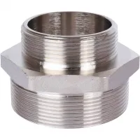 Ниппель 2'1/2X2 НН переходной никелированный STOUT RG008Q0OCOS005