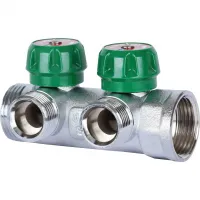 Коллектор распределительный 1'x2 выхода 3/4' ЕК STOUT RG008UJF4F6FEQ Нижний Новгород